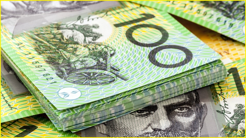 Piles of $100 Australian notes