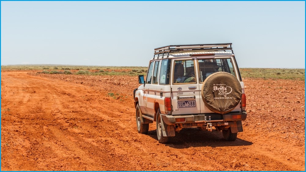 Toyota Landcruiser in the outback