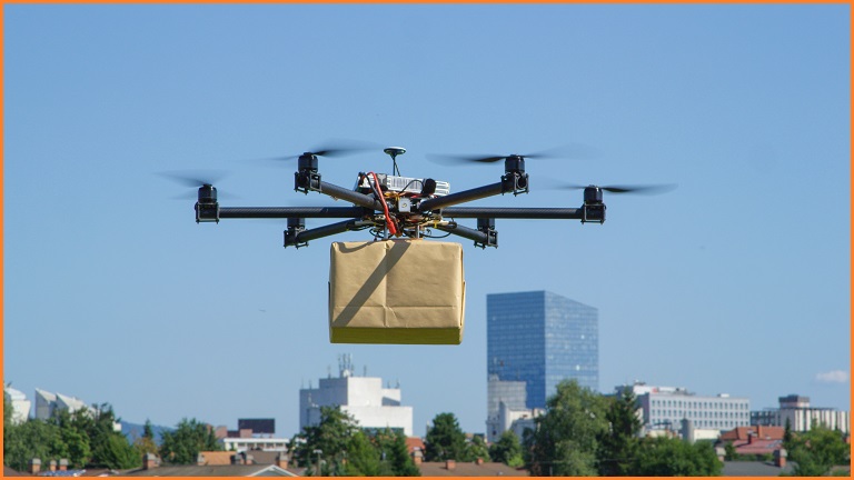 Amazon's drone delivery project up in the | Age | ACS