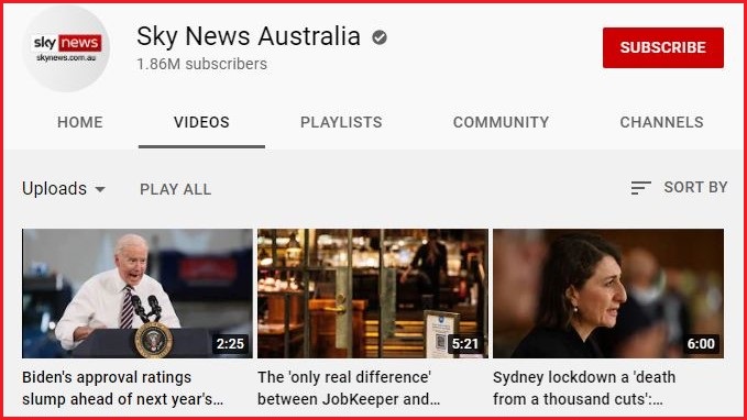 Sky News Australia banned from  for seven days over Covid