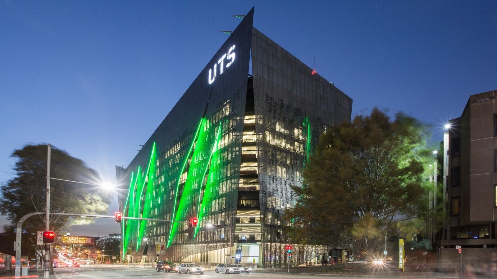The UTS Faculty of Engineering and IT building