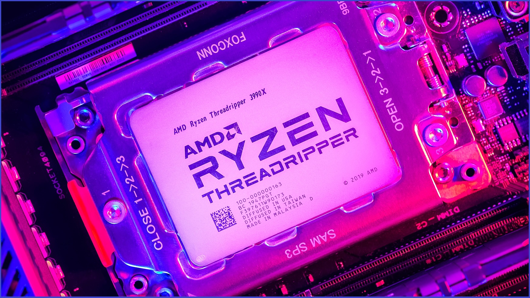 An AMD Ryzen Threadripper chip.