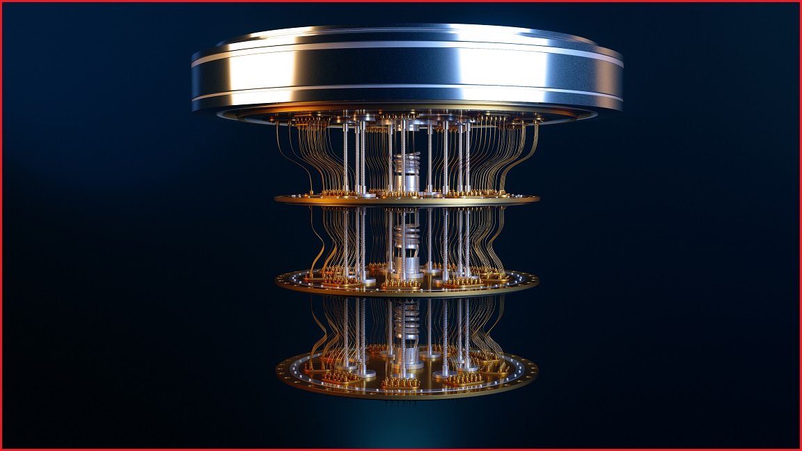 Concept image of a quantum computer.
