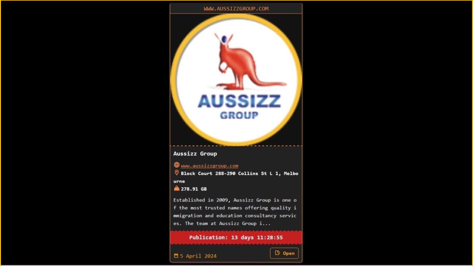 Aussiz countdown to doom