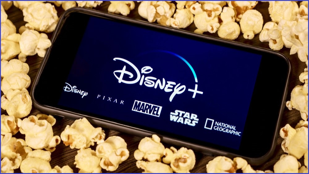 Disney logo on a mobile screen