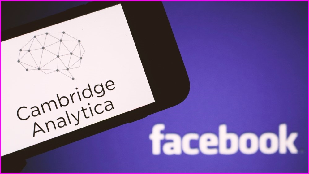 Cambridge Analytica and Facebook logos