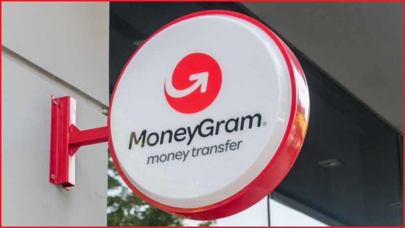 MoneyGram signage on a building.