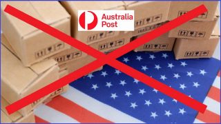Australia Post stops package deliveries to the US