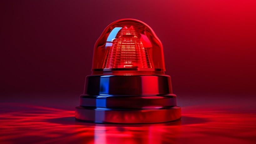 Red siren.