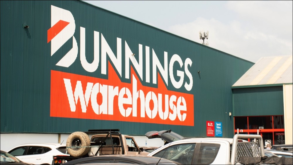 Bunnings Warehouse store and signage
