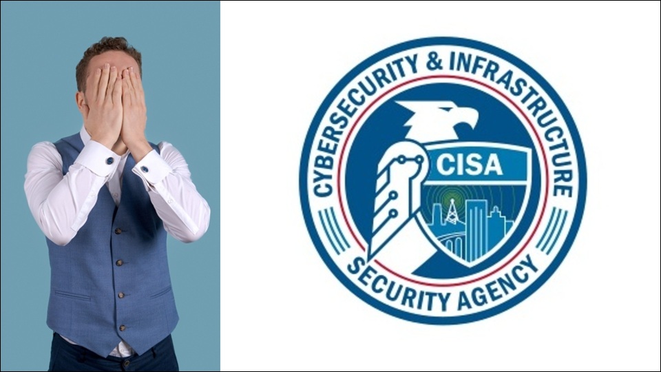 Man holding face, next to ISA logo