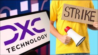 DXC workers strike over five-year pay freeze
