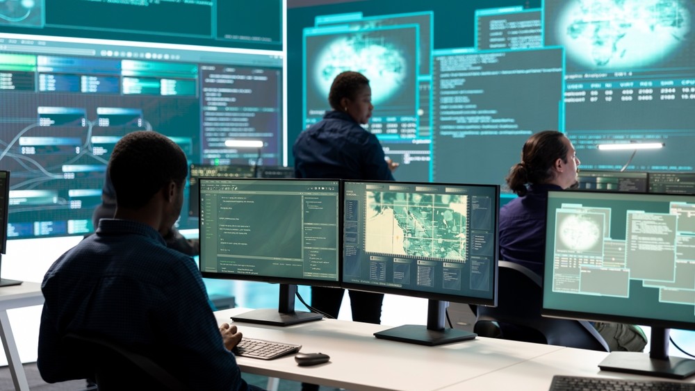 Cyber control room.