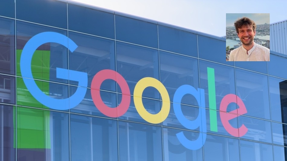 Google building signage, Michele Spagnuolo