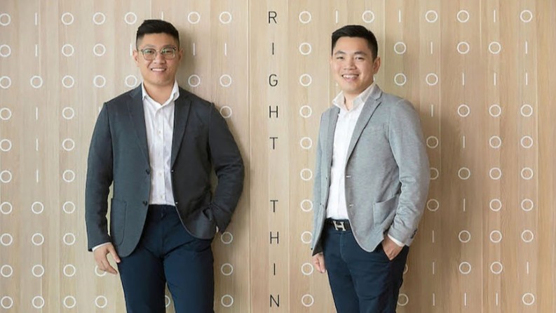 Harrison.ai founders Dr Aengus Tran and Dimitry Tran