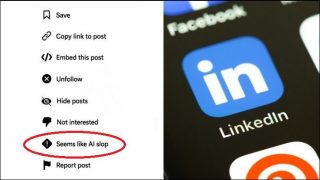 LinkedIn adds ‘Seems like AI slop’ button