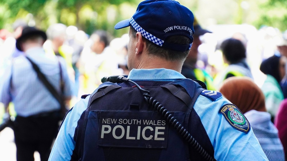 A NSW Police officer.