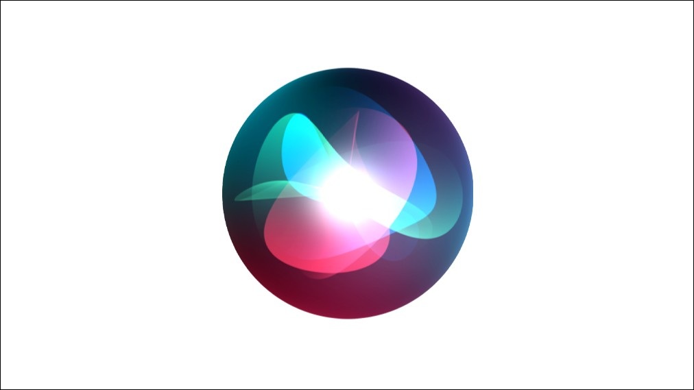 The spherical Apple Siri logo.