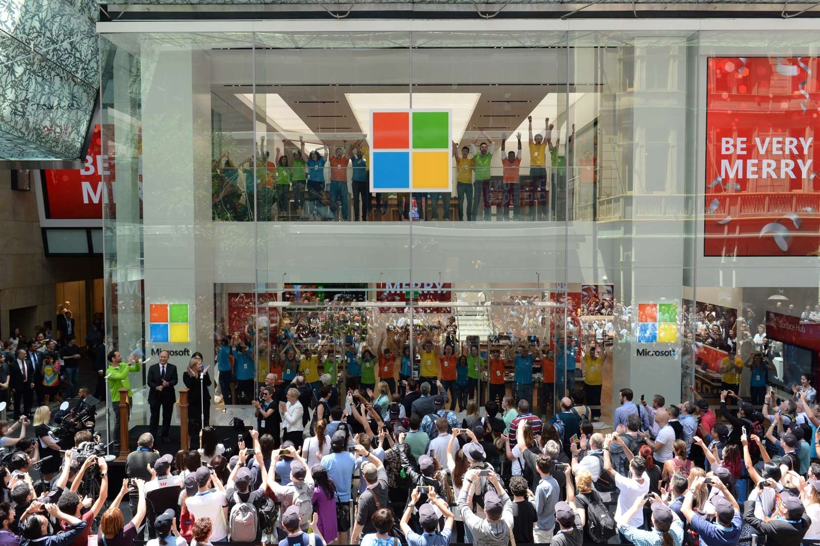 Microsoft opens Australian flagship store