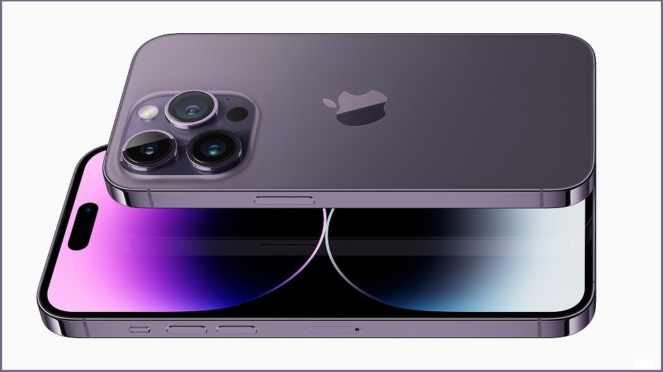 iPhone 14 in deep purple