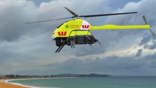 Remote-controlled drone saves swimmers