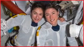 First all-female spacewalk makes history